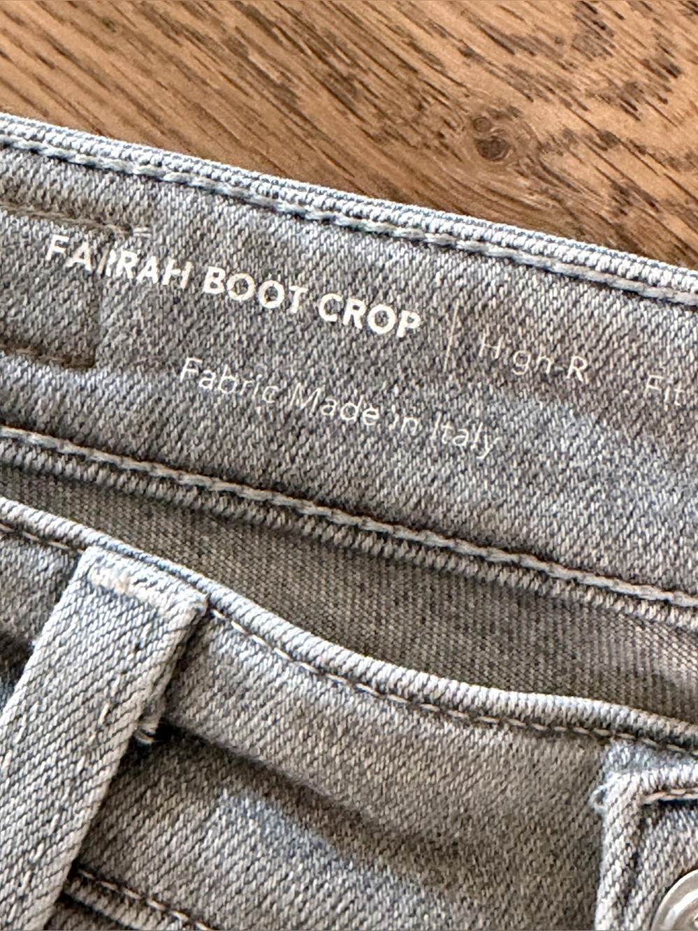AG Farrah Boot Cut High Rise Grey Jeans - Picture 5 of 12